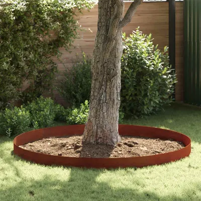 vidaXL Margine pentru gazon 450 x 25 cm Oțel rezistent de intemperii