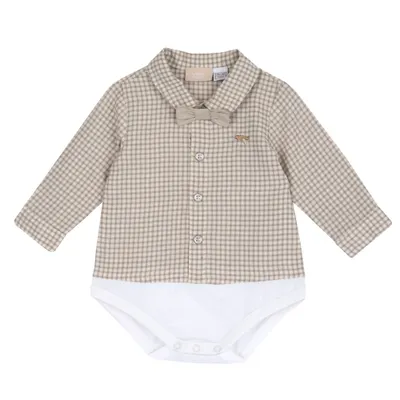 Body bebe Chicco cu papion, Alb, 00259-69MFCO