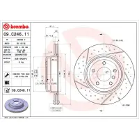 Disc frana BREMBO 09.C246.11
