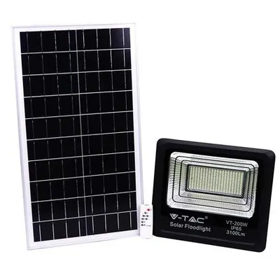 Reflector LED 40W 6000K cu incarcare solara V-TAC SKU-94026