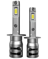 Set 2 becuri auto LED H1 K7 model 3570 de 100W 10000 lumeni 6000k