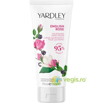 Crema de Maini cu Parfum de Trandafir Englezesc English Rose 75ml