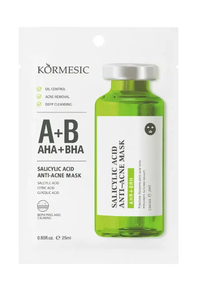 Kormesic Masca de fata anti-acnee cu acid salicilic 25 ml A+B Salicylic Acid