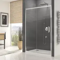 Usa culisanta dus sticla securizata formata din 2 elemente, 100x190 cm, Sanswiss Ocelia
