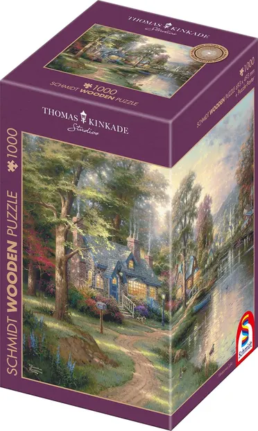 Puzzle din lemn Schmidt din 1000 piese - Lacul natal