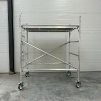 Schela mobila dubla din aluminiu 2*1.35 m