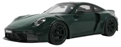 Model de colecționar GT Spirit Modern: Mașini - Porsche 911 Turbo S Brabus 900 Rocket-R, Mean Green, 2024
