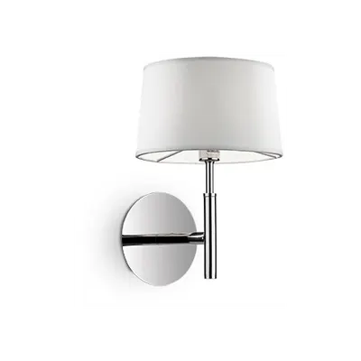 Aplica Hilton, 1 bec, dulie G9, L:180 mm; H:260 mm; Alb