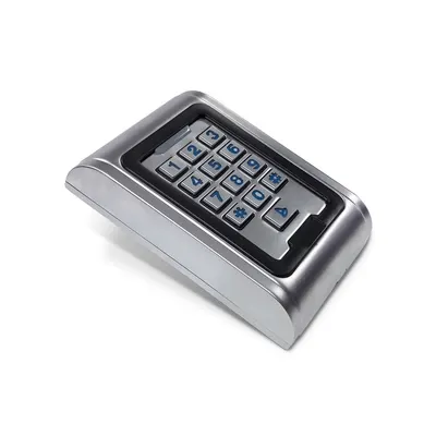 Cititor de proximitate cu tastatura Motorline TEC100, 125 KHz, stand alone, 2000 utilizatori, butoane iluminate