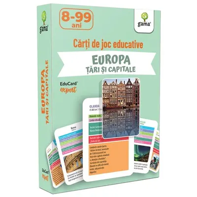 Europa: Țări și capitale - Board book