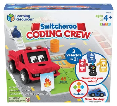 Kit educațional Learning Resources - Cărucioare de codare Switcheroo