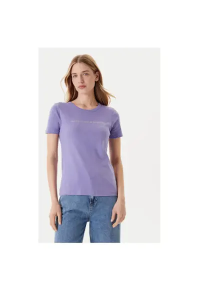 Tricou dama 3GA2E16A2 - Bumbac - Mov - Mov
