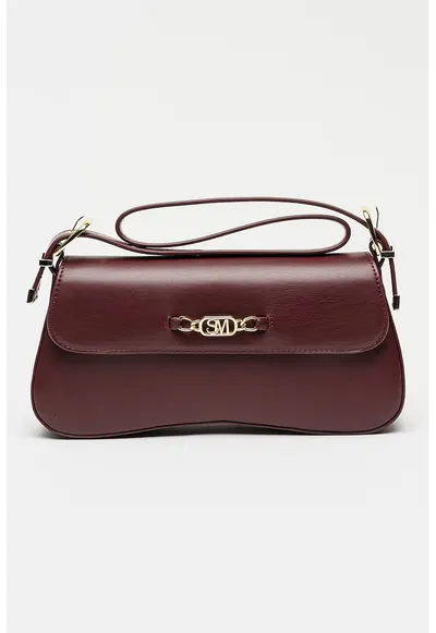 Geanta crossbody de piele ecologica cu bareta ajustabila Balicent - Violet