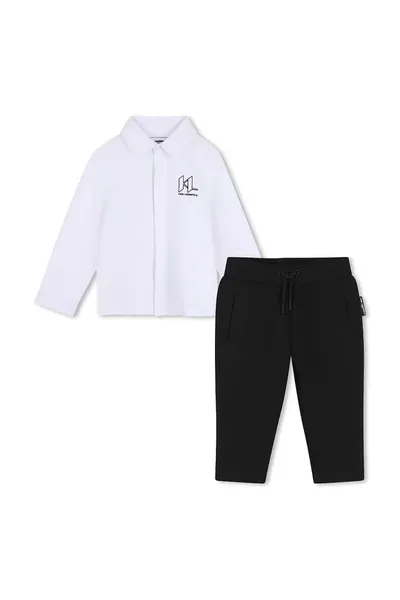 Karl Lagerfeld compleu pentru copii din bumbac