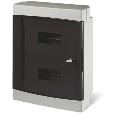 Tablou PT 24M, Scame 673.4024B, IP40 montare aparenta, 24 module, 326x400x108mm ALB