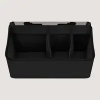 Organizator multifunctional Lionelo Sidepocket M Negru, 3 compartimente, universal, 43x15x23 cm