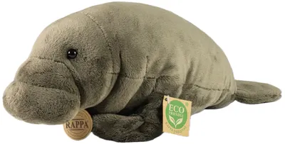 Jucărie de pluș Rappa Eco Friends - Lamantin /Vacă de mare/, 40 cm
