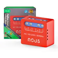 Releu SMART NOUS B5Z Zigbee,1 canal, monitorizare consum, control aplicatie, compatibil Alexa/Google Assistan, protectie suprasarcina