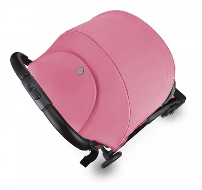 Carucior pentru copii Globber Stroll Lite Roz, ultra usor, compact, mecanism pliere cu o singura mana, spatar ajustabil, greutate admisa 22 kg