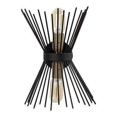 Aplică de perete neagră Kirpi – Opviq lights