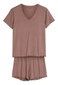 Pijama dama Noves roz bej - Geometric