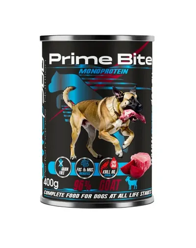 GAME DOG Prime Bite vită și morcov 400g hrană umedă câini activi