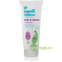 Gel de Dus si Spuma de Baie cu Lavanda pentru Copii 200ml