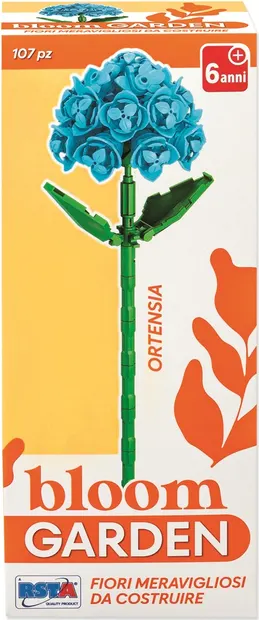 Mini constructor RS Toys Bloom Garden - Hortensie, 107 piese