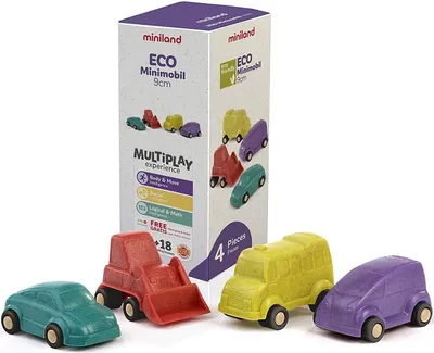 Set carucior Miniland - Minimobil, 9 cm, 4 buc