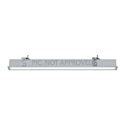 Profile luminaire RE 10W 3000K 1270lm anodized L-855mm