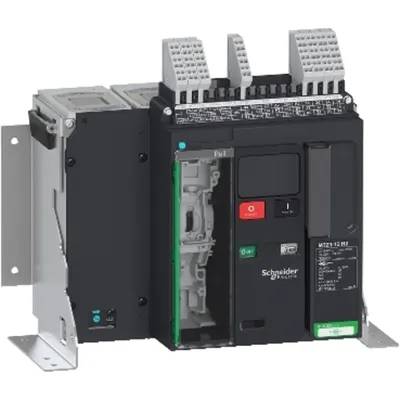 Intreruptor Masterpact MTZ1 12H2, 1250 A, 4P fix, fara Micrologic