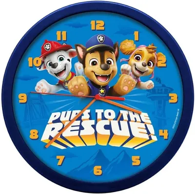 Ceas de perete Kids Licensing Paw Patrol