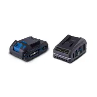 Set incarcator si acumulator SBSK2.0 Scheppach 7909201720, 20 V, 2 Ah, 2.4 A