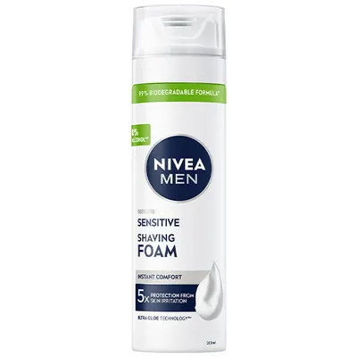 Spuma pentru ras Sensitive Nivea Men, 200ml, Nivea