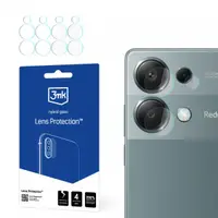 Folie de protectie Camera Spate 3MK Protection pentru Xiaomi Redmi Note 13 Pro 4G, Sticla Flexibila, Set 4 bucati, Transparenta