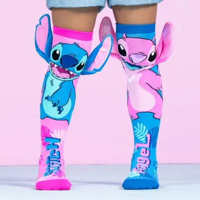 Șosete lungi colorate Madmia unisex fantasy Stitch 6-99 ani