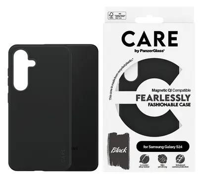 Husa CARE - Fashion, Galaxy S24, Qi, negru