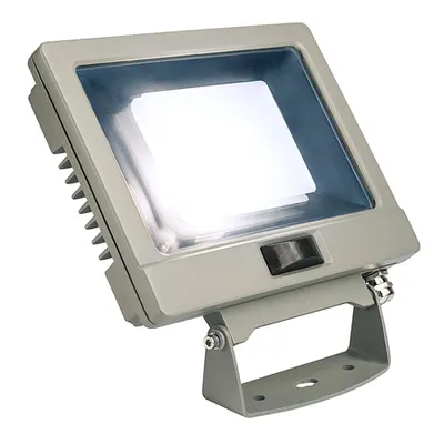 Corp iluminat de perete, aplica, lumini SPOODI 20 de perete, gri cu LED-uri in aer liber montat pe suprafata de perete de lumina, 30W, argintiu-gri, 4000K