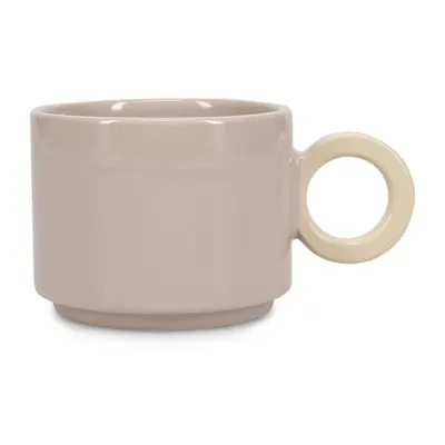 Cană gri din gresie ceramică 280 ml Lou – ONA