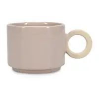 Cană gri din gresie ceramică 280 ml Lou – ONA