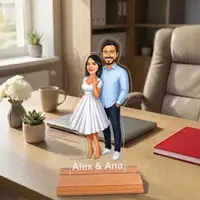 Caricatura pentru Logodna - Statueta Personalizata tip Trofeu