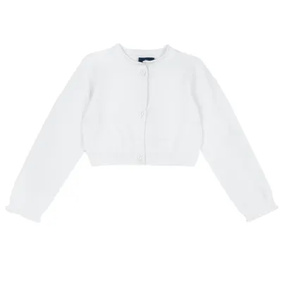 Cardigan copii Chicco tricotat, Alb 2, 05455-66MC