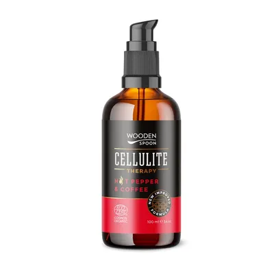 Ulei anticelulitic cu ardei iute si cafea ecologic 100ml Wooden Spoon