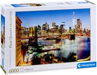Puzzle Clementoni din 6000 piese - Luminile podului Brooklyn