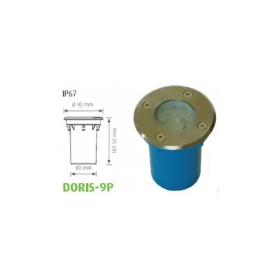 Spot cu Led (3 X 1 W), 2700 K, Alb Cald, Doris-9p