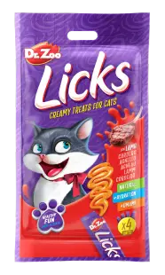 Dr Zoo Licks, recompense pisici, Miel, 4x15 g