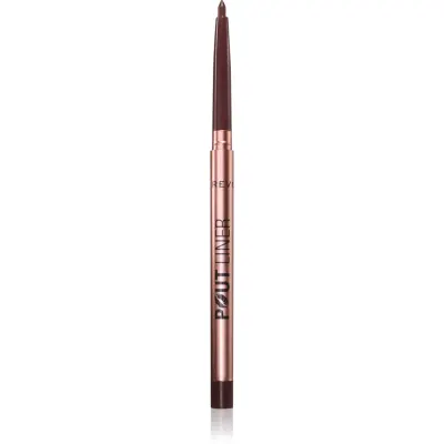 Revolution Pout Liner creion contur pentru buze pentru volum maxim culoare Deepest Mauve 0.2 g