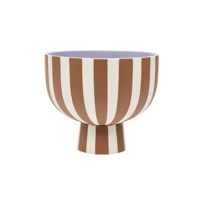 Bol mic maro pentru servire din gresie Toppu – OYOY Living Design
