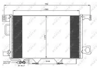 Radiator clima AC cu uscator Mercedes Clasa C (CL203), C T-MODEL (S203), C (W203), CLK (A209), CLK (C209) 1.8-5.5 intre 2000-2010