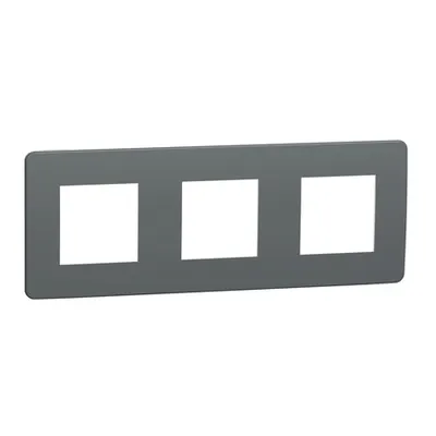 Placa ornament, Unica Studio Colsau, trei module, antracit
